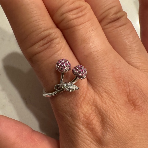 NWT Swarovski Cherry Ring - Picture 3 of 5